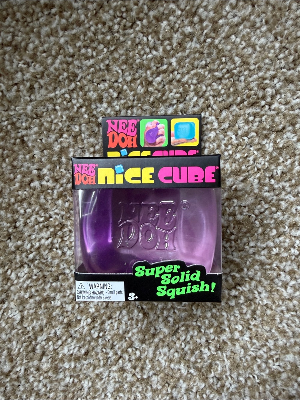 Needoh Nice Cube - Pink/Purple/Blue Trio - Picture 3 of 7